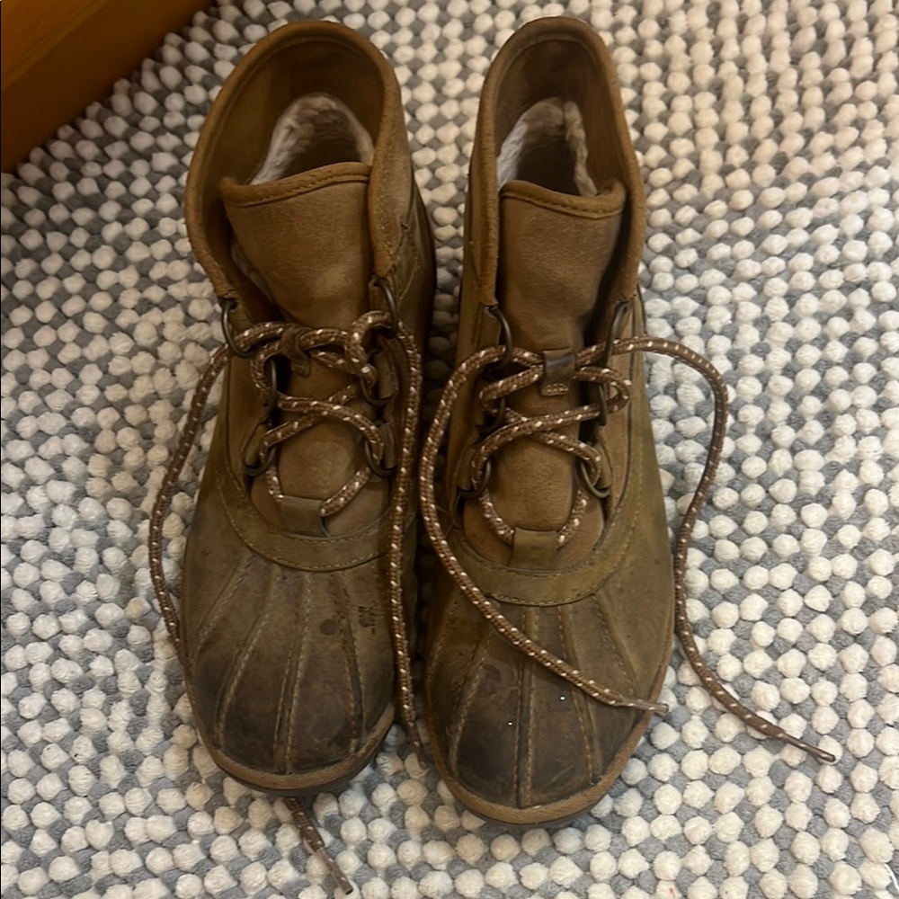 UGG Tan Leather Boots